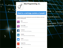 Tablet Screenshot of maxprog.tel
